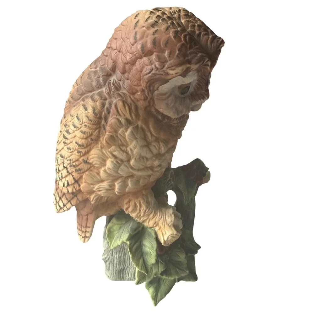 Vintage‎ Elf Owl Figurine Andrea by Sadek Porcelain Japan Woodland Bird Decor